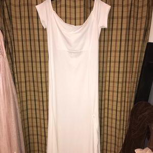 Basic white dress